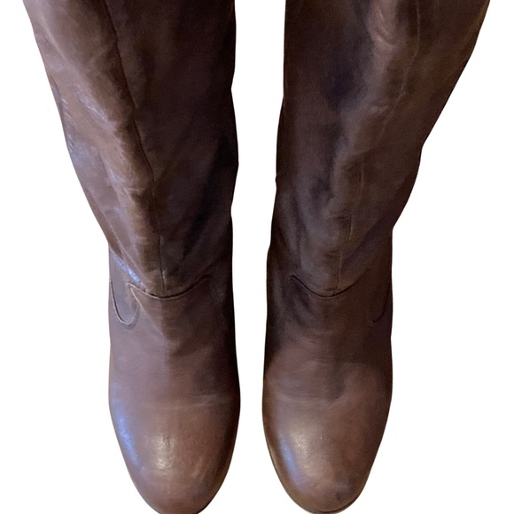 STEVE MADDEN BROWN BOOTS SIZE 8M - Picture 4 of 11